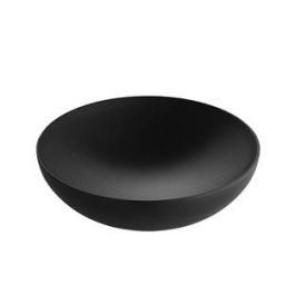 Alessi DUL02/25BT Double Cuenco Acero y Resina Negro 25cm - Diseñado por Donato D'Urbino, Paolo Lomazzi Alessi DUL02/25BT Double Cuenco Acero y Resina Negro 25cm - Diseñado por Donato D'Urbino, Paolo Lomazzi