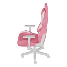 GENESIS Nitro 710 Silla Gaming de PC Ergonómica con Respaldo Ajustable y Reposabrazos 2D. Piel Ecológica Blanco - Soporta 150kg