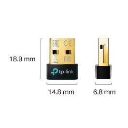 TP-Link UB500 Adaptador USB Bluetooth 5.0 Tipo A para PC/Portátil, Inalámbrico, Negro