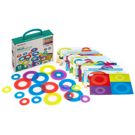 Miniland Juego de 16 Aros Translúcidos y 12 Tarjetas de Actividades para Lógica Matemática y Mesa de Luz Precio: 15.59000058. SKU: B1ARWHVHKH