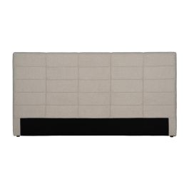 Cabecero Beige Tejido Dormitorio 190 X 8 X 100 cm