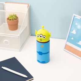 ERIK Portatodo 3D Alien Toy Story Disney Pixar - Silicona Suave, Cierre Cremallera Personalizado, Base Extensible (17x6,5cm)