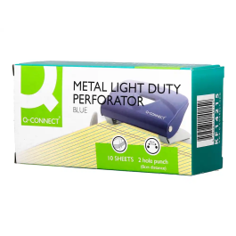 Q-connect Taladrador KF14215 Azul Abertura 1 mm Capacidad 10 Hojas