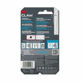 3M 3ph7-2wmr Gancho para paredes de yeso, carga máxima 7 kg, 23 x 23 x 4 mm, 2 unidades