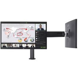 LG 27QP88DP-BS Monitor Ergo Dual 27'' QHD (2560x1440) IPS 5ms HDMI DisplayPort USB-C Pivot VESA Negro