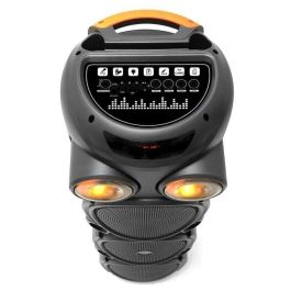 Inovalley KA129-XXL Altavoz Karaoke Luminoso 1000W, Bluetooth V5.0, 90cm, 3x 8'' Altavoces, Micrófono Inalámbrico
