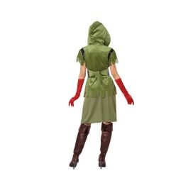 Disfraz Arquera Mujer Adulto Fantasía Verde Talla M-L