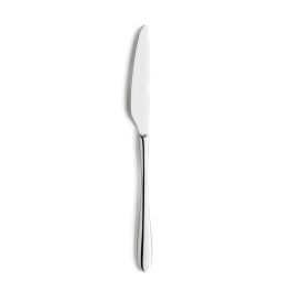 Amefa Cuchillos de Mesa Cuba, 12 piezas, Acero Inoxidable, 24,2 cm, 2,5 mm grosor, Aptos Lavavajillas, Acabado Brillo