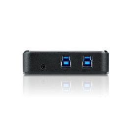 Aten Dispositivo de Compartir Periféricos USB 3.0 de 2 Puertos, 5Gbps, para 4 Dispositivos US234