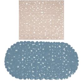 DKD Home Decor Alfombra Beige Gris 1x53x53 cm de Polyester (12 Unidades) Surtido Aleatorio
