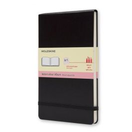 Moleskine ARTMM804 Album de Acuarela Negro L 13x21cm