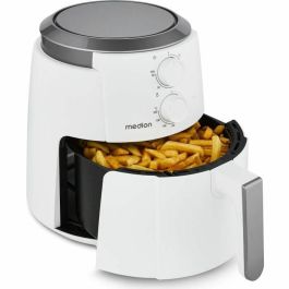 Medion MD13020 Freidora de Aire Caliente Airfryer 1500W Temporizador 60 min hasta 200°C 4.7L Blanco