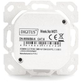 Digitus RJ45 Dose 2x RJ45 Cat6 blindada para montaje en superficie - Juego de 5