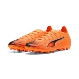 Botas de Fútbol para Adultos Puma Ultra 6 Pro Mg Heat Fire Black Negro 42