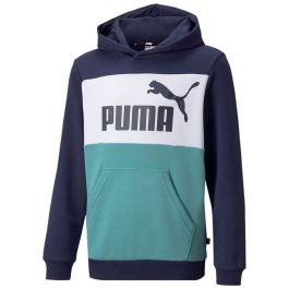 Sudadera con Capucha Niño Puma Essential Colorblock Azul oscuro Precio: 30.50000052. SKU: B16J3SGCYH