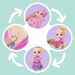 Hasbro HASG14445X0 Muñeca Interactiva Baby Alive Baby Grows LaLa GooGoo, Más de 75 Sonidos y Frases, Niños 3+ Años