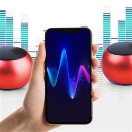 Elbe ALT-R70-TWS Minialtavoz Bluetooth 3W TWS Rojo Elbe ALT-R70-TWS Minialtavoz Bluetooth 3W TWS Rojo