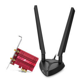 TP-Link Archer TXE75E Tarjeta de Red Interna WLAN/Bluetooth Wi-Fi 6E PCI Express 5400 Mbit/s Precio: 62.50000053. SKU: S5613985