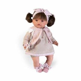 Muñeca beni llorona con chaleco, cuerpo de tela 42 cm Precio: 58.9996. SKU: B1D7TJPTV4