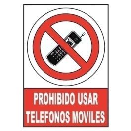Señal Informativa Prohibido Usar Telefonos Moviles Rojo Precio: 3.69000027. SKU: B1BQF6Q8ZN