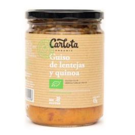 CARLOTA ORGANIC Guiso de Lentejas y Quinoa 425g Eco, Sin Gluten, Vegano, fuente de proteínas y fibra Precio: 4.8900005. SKU: B19NFPZQW5