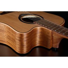 LAG Guitarra Acústica Hyvibe H2 Dreadnought Cutaway Electroacústica Tapa Maciza Cedro con Electrónica HyVibe H2