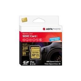 AgfaPhoto Tarjeta SDXC UHS-I 128GB Professional High Speed U3 V30 Precio: 45.59000006. SKU: B1JGEGG7BR