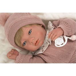 Muñeca reborn arias 40 cm abril rosa c/manta Muñeca reborn arias 40 cm abril rosa c/manta