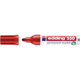 Marcador Permanente Edding 550 Conico Rojo (Set de 10) Precio: 32.99000023. SKU: B1DNCMPX8M