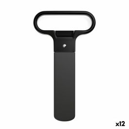 Abrebotellas Koala Basic Negro Metal 11 x 6,5 x 1 cm (12 Unidades)