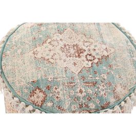 Cojin Suelo Arabe DKD Home Decor Verde Beige 46 x 37 x 46 cm