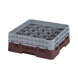 CAMBRO - 20S434-167 - Cesta de lavado 20 comp. 2 alturas - 9,84 cm Ø máx. - alt. máx. 13,5 cm - 50 x 50 x 18,4 cm - Castaño Precio: 59.78999983. SKU: B1JBL3ZPDF