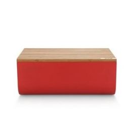 Alessi BG03 R Mattina Panera - Caja de Pan y Tabla de Cortar en Acero y Resina, Diseñado por Big-Game Alessi BG03 R Mattina Panera - Caja de Pan y Tabla de Cortar en Acero y Resina, Diseñado por Big-Game