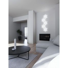 Nanoleaf Lines Starter Kit 15PK - Barras LED Inteligentes Modulares RGBW, 16M Colores, 2 Zonas por Barra, Diseño Geométrico, Control por App, Adhesivo Incluido