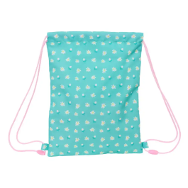 Bolsa Mochila con Cuerdas Peppa Pig Pretty flowers Amarillo Menta 26 x 34 x 1 cm