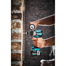 Makita HP001GD201 Taladro Percutor Inalámbrico 40V Sin Escobillas - 2600 RPM, 140 Nm, para Perforar y Atornillar