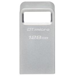 Kingston DTMC3G2/128GB Pendrive DataTraveler Micro 128GB USB 3.2 Gen 1 ultracompacto metálico 200 MB/s lectura Precio: 18.49999976. SKU: S55156861