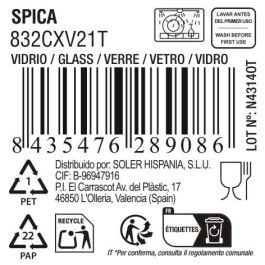 Copa Spica 320 cc verde - La Mediterranea (36 Unidades) Copa Spica 320 cc verde - La Mediterranea (36 Unidades)
