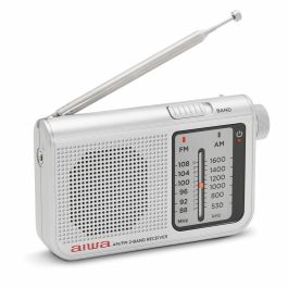 Radio Portátil Aiwa RS55SL Blanco Plateado