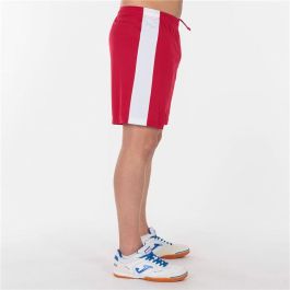 Pantalones Cortos Deportivos para Niños Joma Sport Maxi Blanco Rojo M