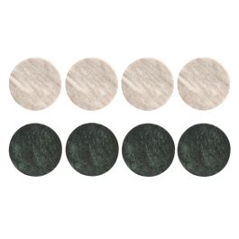 DKD Home Decor Posavasos Mármol Moderno, Colección Marmol 2025, Verde Beige, Set de 4, 10x10x5 cm, Apto Lavavajillas Precio: 14.49999991. SKU: B18QXD7KPP