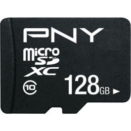 Tarjeta de Memoria Micro SD con Adaptador PNY Performance Plus 128 GB