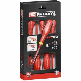 Facom Juego de 5 Destornilladores Aislados 1000V Facom Juego de 5 Destornilladores Aislados 1000V Precio: 54.49999962. SKU: B1C87PM29X