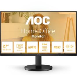 AOC U27B3CF Monitor Profesional 27" 4K UHD IPS 60Hz USB-C 65W PD, Altura Ajustable, HDMI/DP