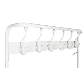 Perchero con Balda Home ESPRIT Blanco Metal Loft 110 x 36 x 186 cm