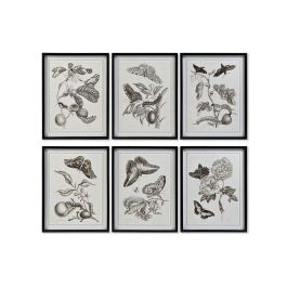 Cuadro Moderno DKD Home Decor Gris Beige 2.5 x 65 x 50 cm (6 Unidades)