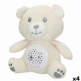 Peluche Proyector LED Colorbaby Felpa Plástico 20 x 25 x 12 cm (4 Unidades)