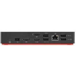 Lenovo ThinkPad USB-C Dock Gen 2 - Estación de Acoplamiento Universal con Pantallas 4K, Carga Rápida y Múltiples Puertos