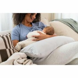 Doomoo DOO5400653010381 Almohada de Embarazo y Lactancia Maxxy Formato XXL Ultra Cómoda, Gris