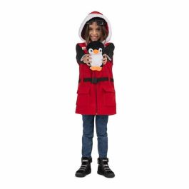 Disfraz yo quiero ser explorador/a del polo norte gafas de ski, chaleco con capucha y pingüino de peluche talla 3-5 y Disfraz yo quiero ser explorador/a del polo norte gafas de ski, chaleco con capucha y pingüino de peluche talla 3-5 y